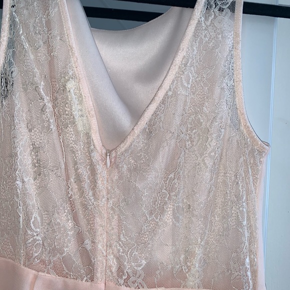 m i s s l o v e pale pink lace romper - Picture 3 of 4